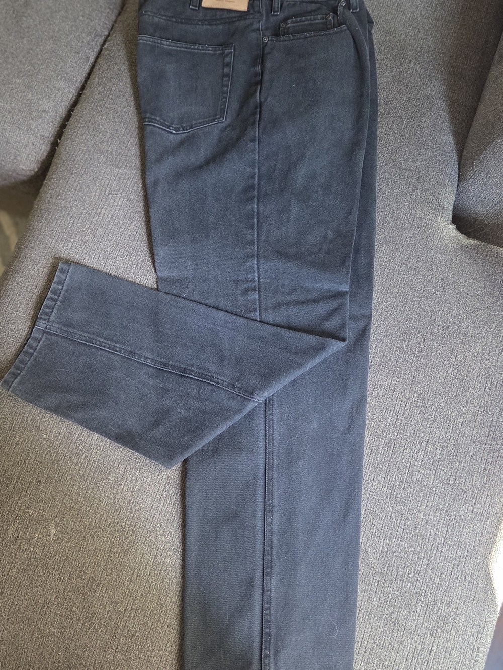Men's Black Jeans - Classic Back-Pocket Style - Picture 3 of 5